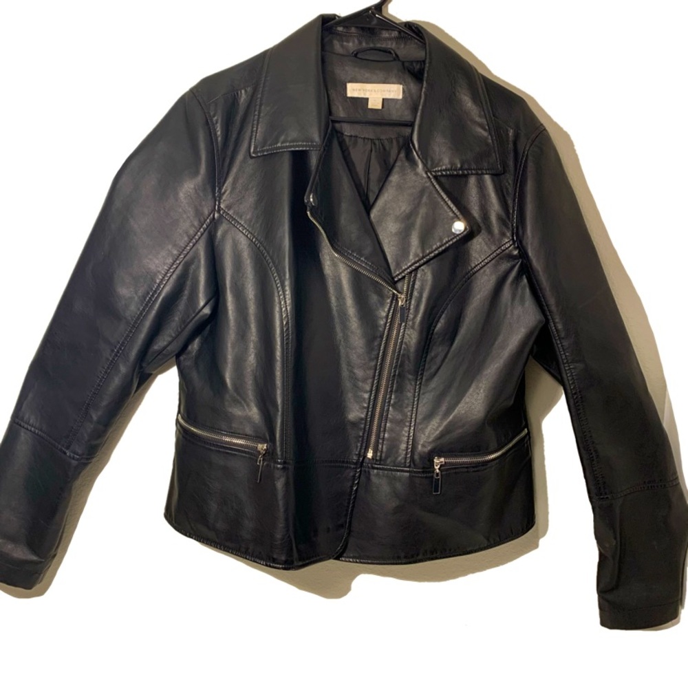 Womans Faux Leather Jacket